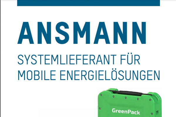 Ansmann Systemlieferant für mobile Energielösungen