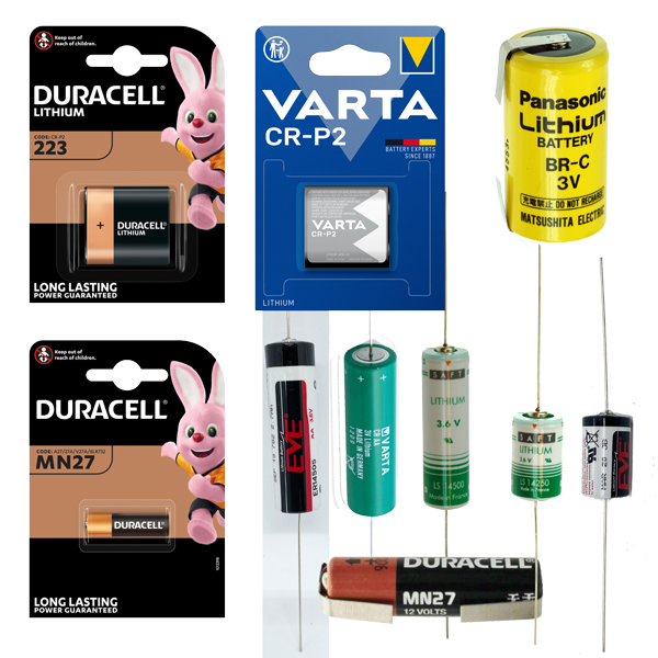Batterien für Heizungsanlagen-, Heizungssteuerungen