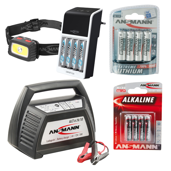 Ansmann Batterien und Akkutechnik