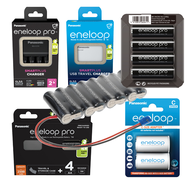 Eneloop Akkus und Ladetechnik made by Panasonic